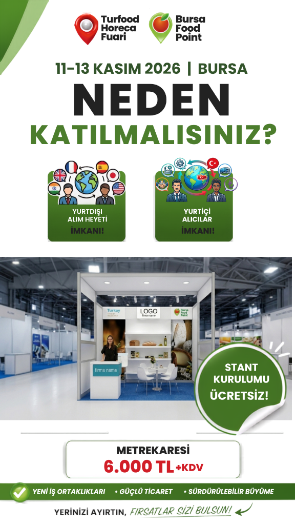TURFOOD Bursa Gıda Fuarı Örnek Stand